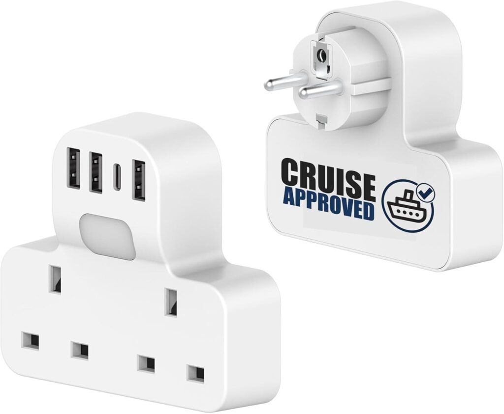 Cruise approved travel adaptor